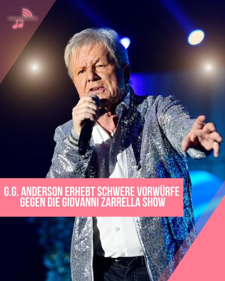 „Eine bodenlose Frechheit“ – G.G. Anderson erhebt schwere Vorwürfe gegen die Giovanni Zarrella Show