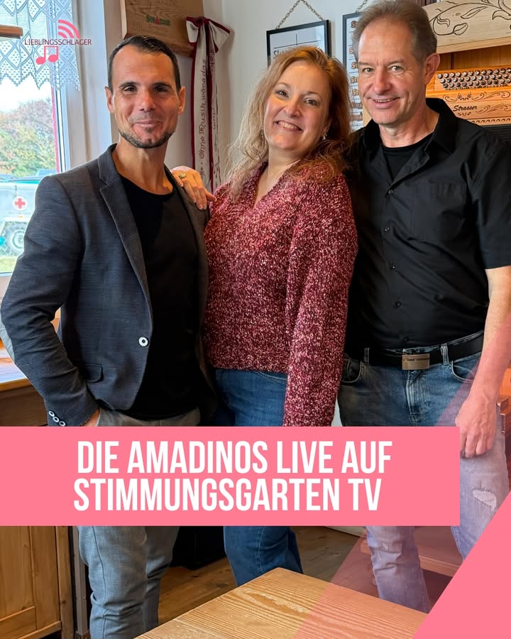 🌟 Die Amadinos im TV – ein besonderer Moment am 22. Oktober in drei Ländern! 🌍