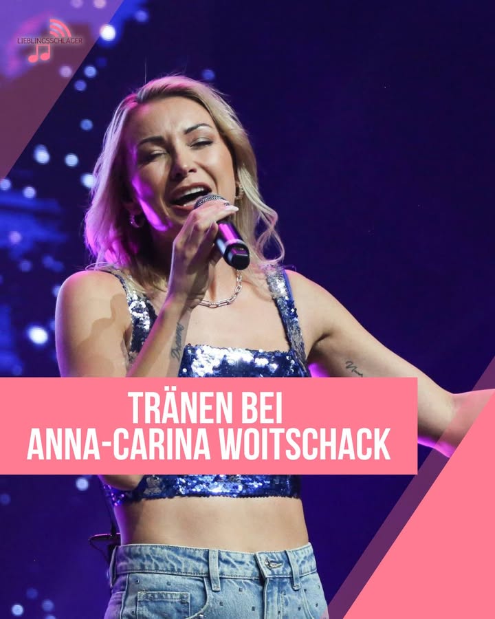 Tränen bei Anna-Carina Woitschack