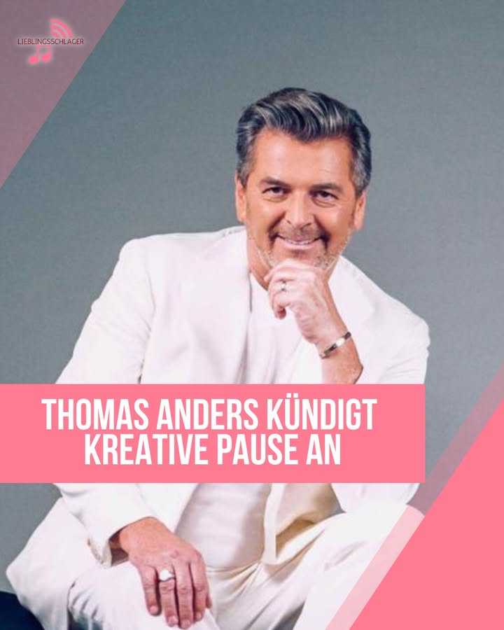 Thomas Anders kündigt kreative Pause an