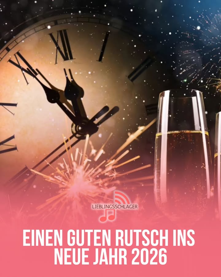🎉 Wir von Lieblingsschlager wünschen euch einen guten Rutsch ins neue Jahr! 🥂