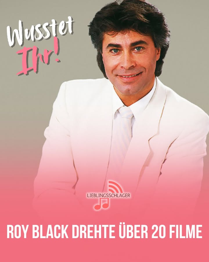 Roy Black drehte über 20 Filme – doch glücklich war er damit nicht