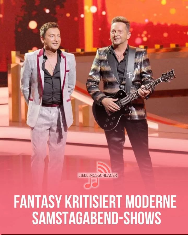 „Heute brauchst du Pyro“ – Fantasy kritisiert moderne Samstagabend-Shows
