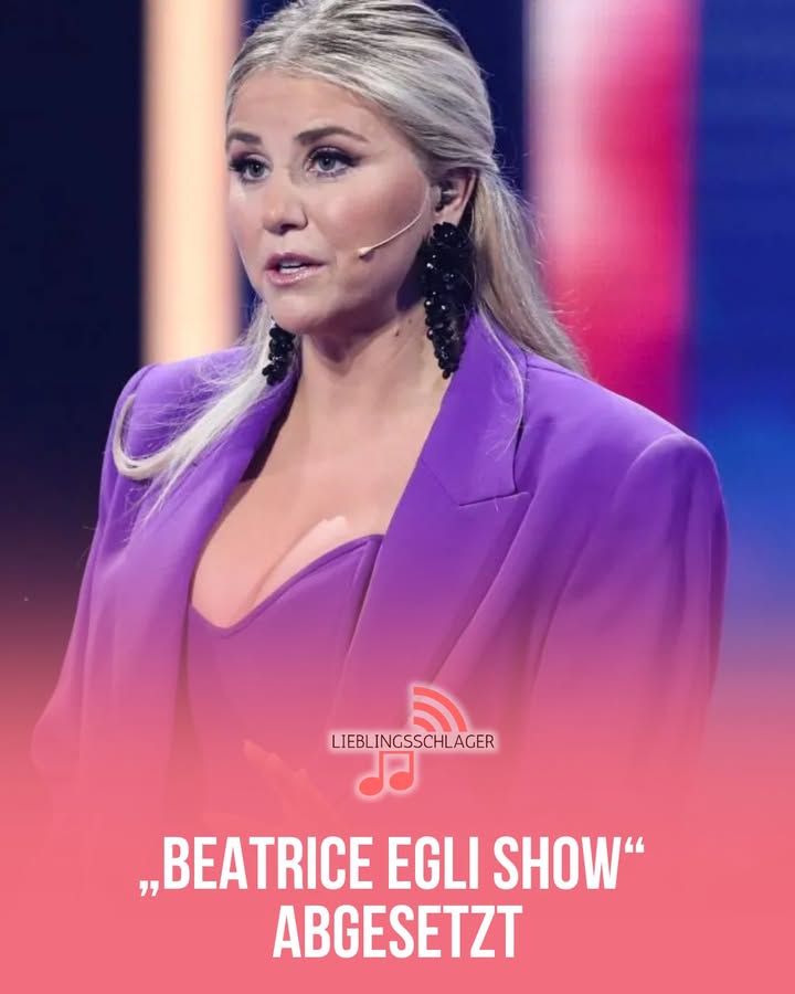 „Beatrice Egli Show“ abgesetzt