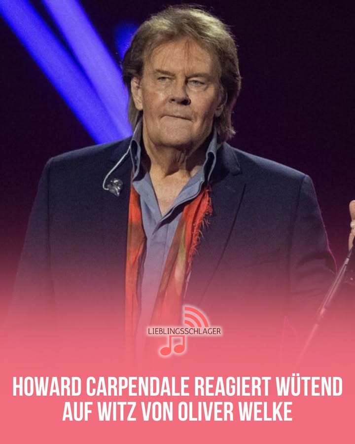 „Sag mal, spinnst du?“ – Howard Carpendale reagiert wütend auf Witz von Oliver Welke