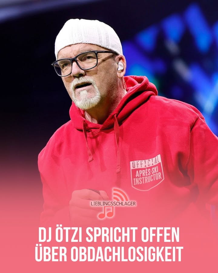 Dj Ötzi spricht offen über Obdachlosigkeit – und die Frau, die sein Leben veränderte