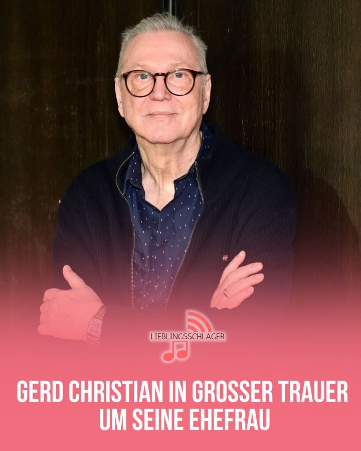 Gerd Christian in großer Trauer um seine Ehefrau