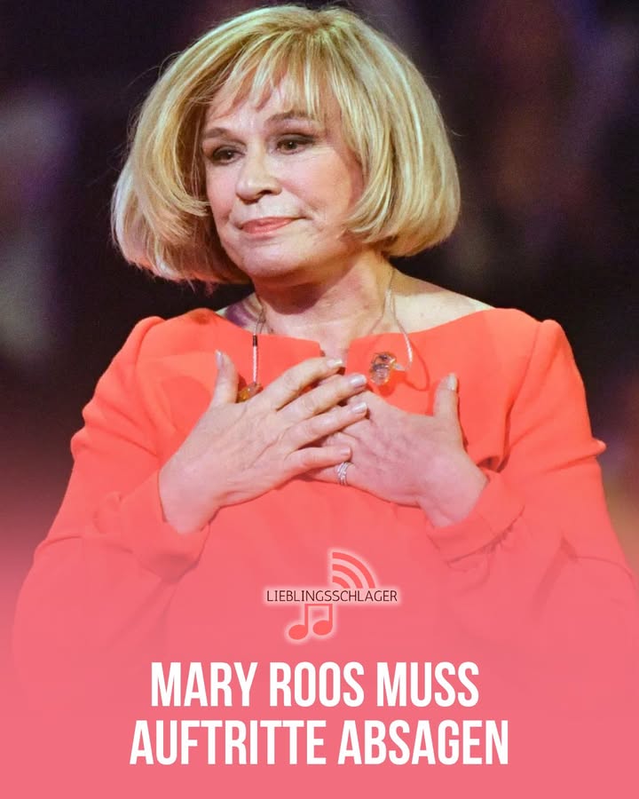 Mary Roos muss Auftritte absagen