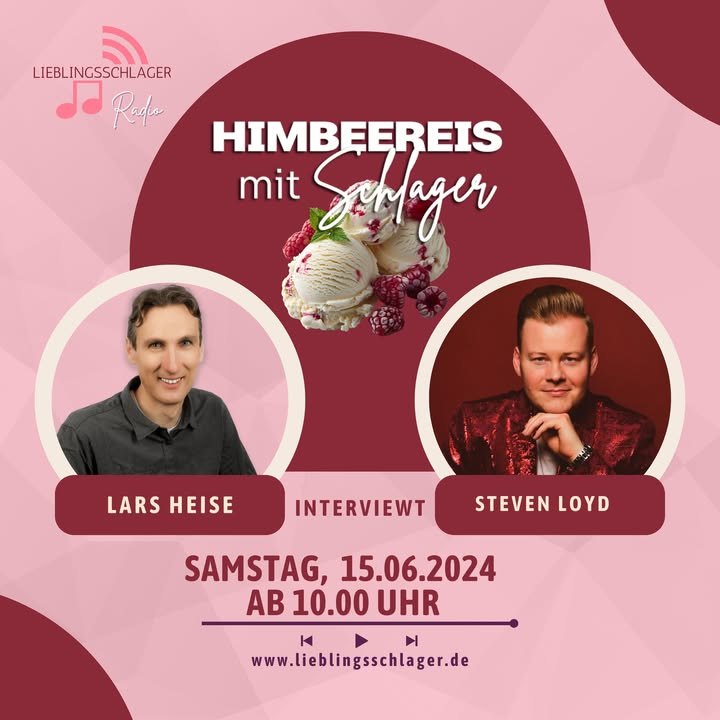 🎉 Himbeereis mit Schlager - Die Radiosendung! 🎉