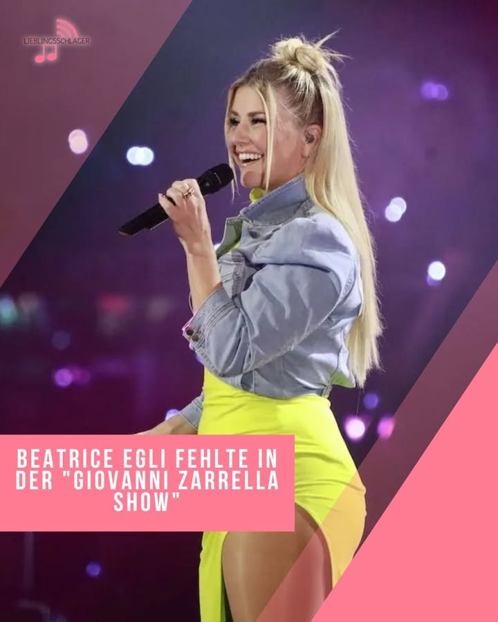 Beatrice Egli fehlte in der "Giovanni Zarrella Show" – Das ist der Grund