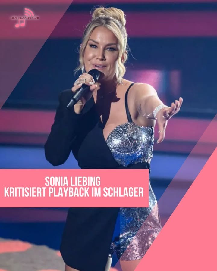 Sonia Liebing kritisiert Playback im Schlager