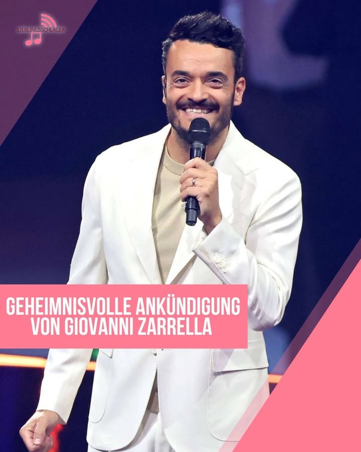 Geheimnisvolle Ankündigung von Giovanni Zarrella