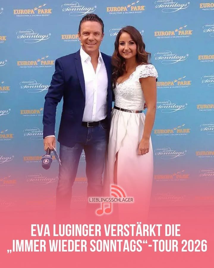 Eva Luginger die Freundin von Stefan Mross verstärkt die „Immer wieder sonntags“-Tour 2026