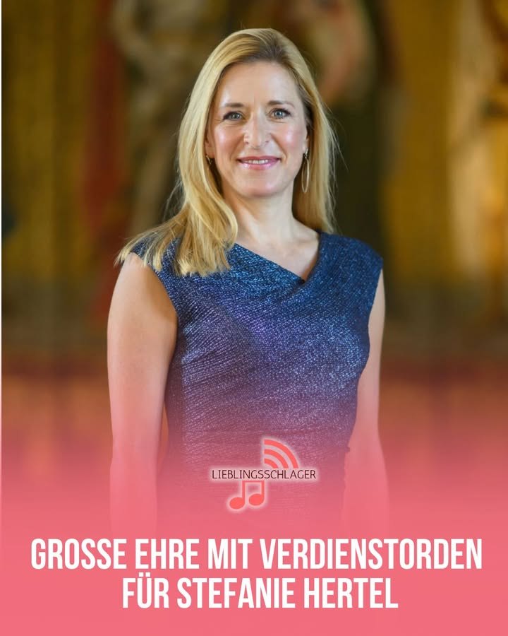 Große Ehre mit Verdienstorden für Stefanie Hertel