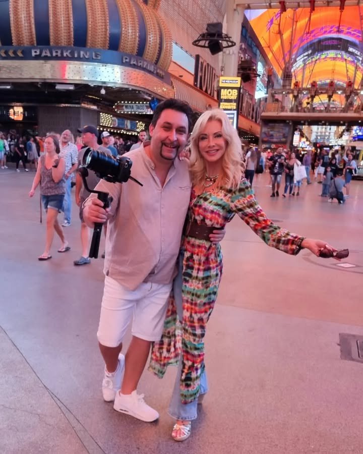 Marianne Cathomen Schweizer Schlagersängerin dreht Musikvideos in Las Vegas für das neue Album 2024.