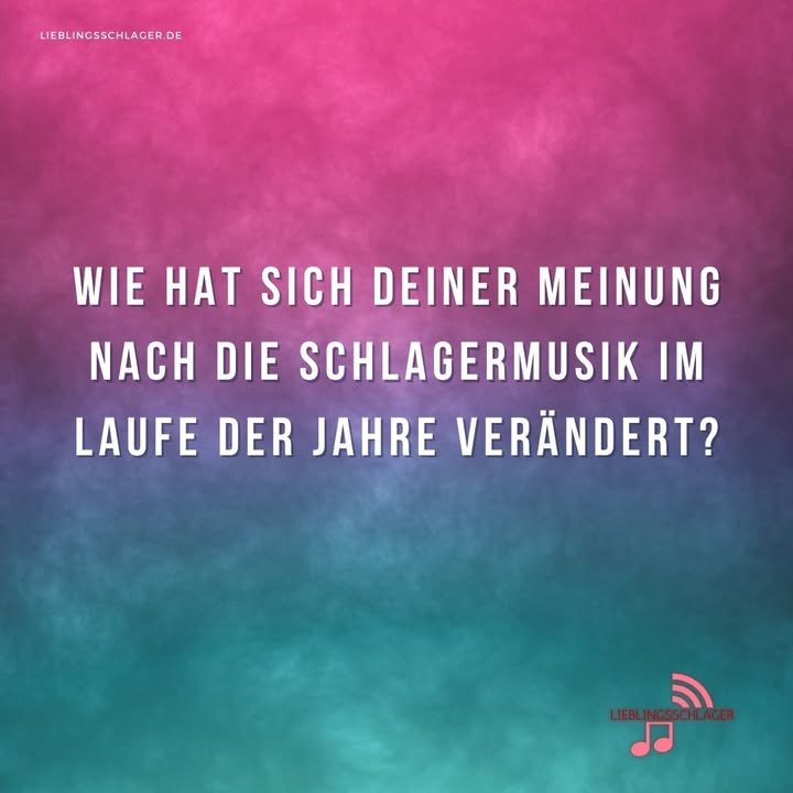 Wie hat sich deiner Meinung nach die Schlagermusik im Laufe der Jahre verändert, und gibt es Aspekte, die du besonders schätzt oder kritisie…