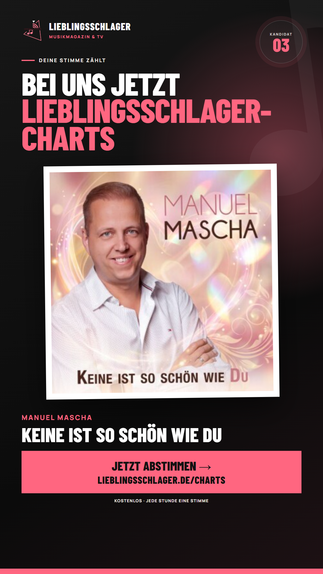 Story-Grafik für Manuel Mascha – Keine ist so schön wie du
