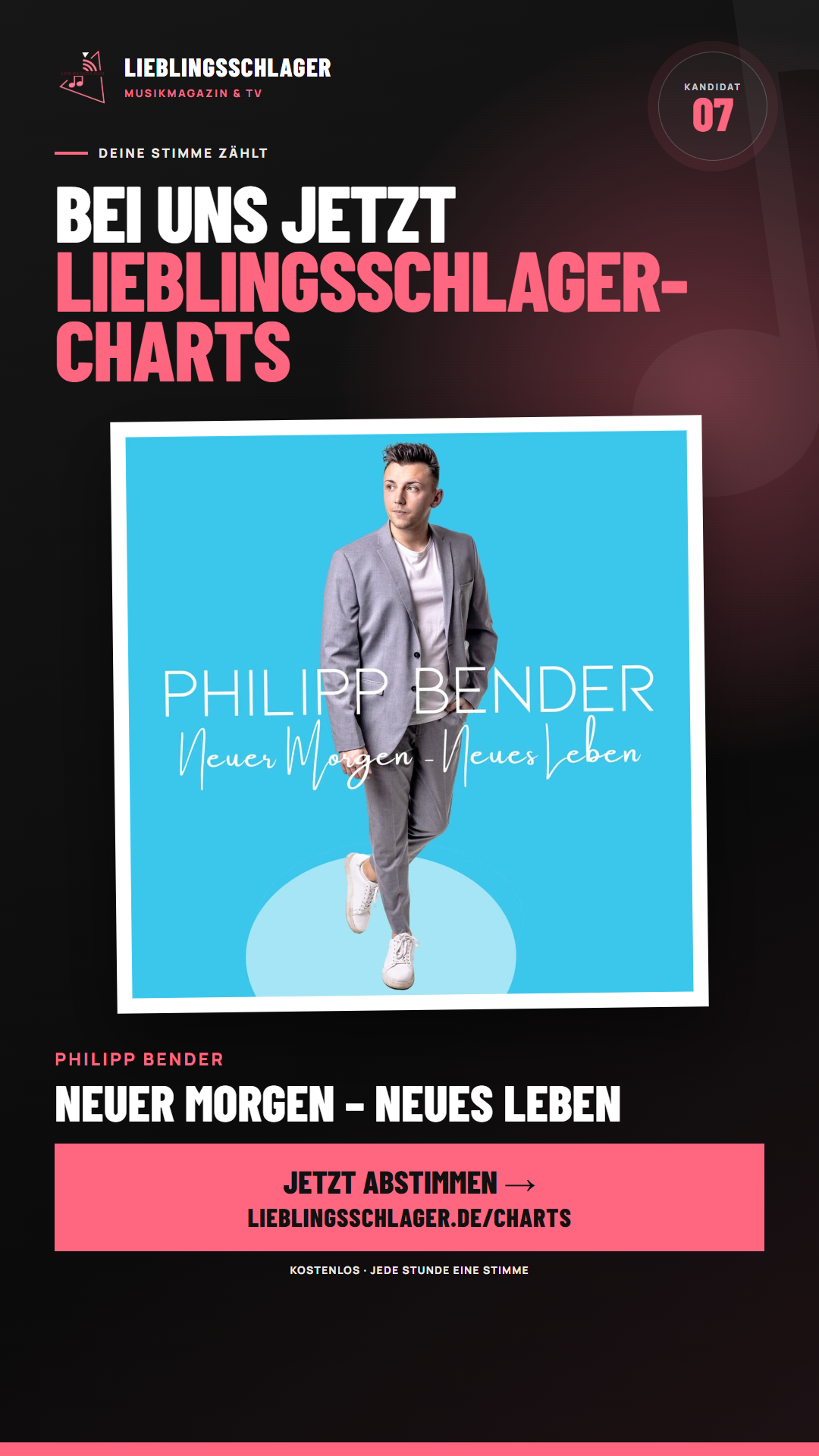 Story-Grafik für Philipp Bender – Neuer Morgen – Neues Leben