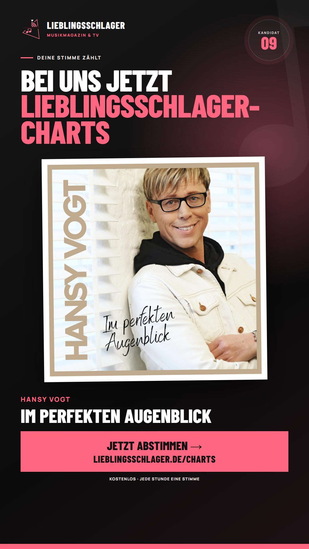 Story-Grafik für Hansy Vogt – Im perfekten Augenblick